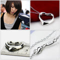 Dailychicha Heart Pendant Necklace — 925 Silver, Effortlessly Yours